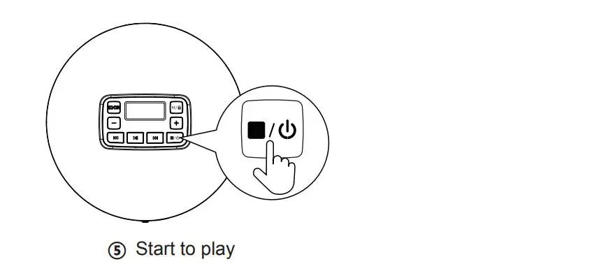 HOTT Portable CD Player User Guide - Starting Steps