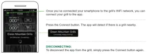 GMG Grill Smarter Eat Better App Control- CONNECTING