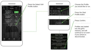 GMG Grill Smarter Eat Better App Control- CSTARTING PROFILES