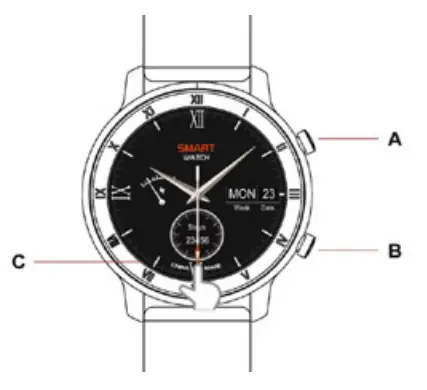 VOGUE ASTRID Smartwatch Instruction - SMART BUTTEN