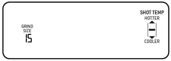 PROGRAMMING ESPRESSO SHOT