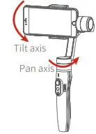 JOBY SUYT-0G 3-Axis Handheld Stabilizer - position