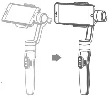 JOBY SUYT-0G 3-Axis Handheld Stabilizer - rotation start