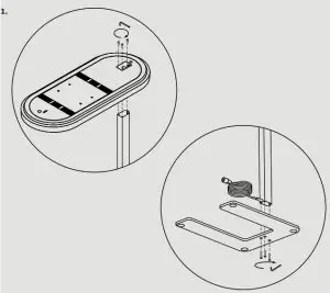 belux kido 12 LED Floor Lamp - Montagehandleiding