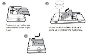 vtech RM5762 Pan Tilt Video Monitor - battery