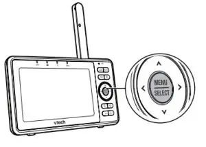 vtech RM5762 Pan Tilt Video Monitor - sound