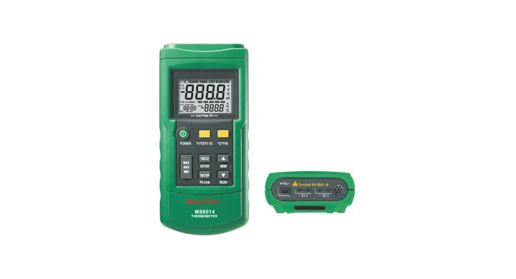 Mastech Ms6514 Digital Thermometer User Guide