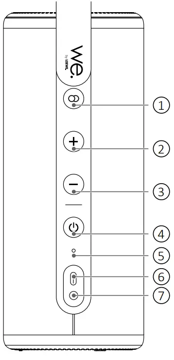 We HEAR 1 Bluetooth Speaker-Speaker parts