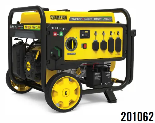 Dual Fuel Portable Generator