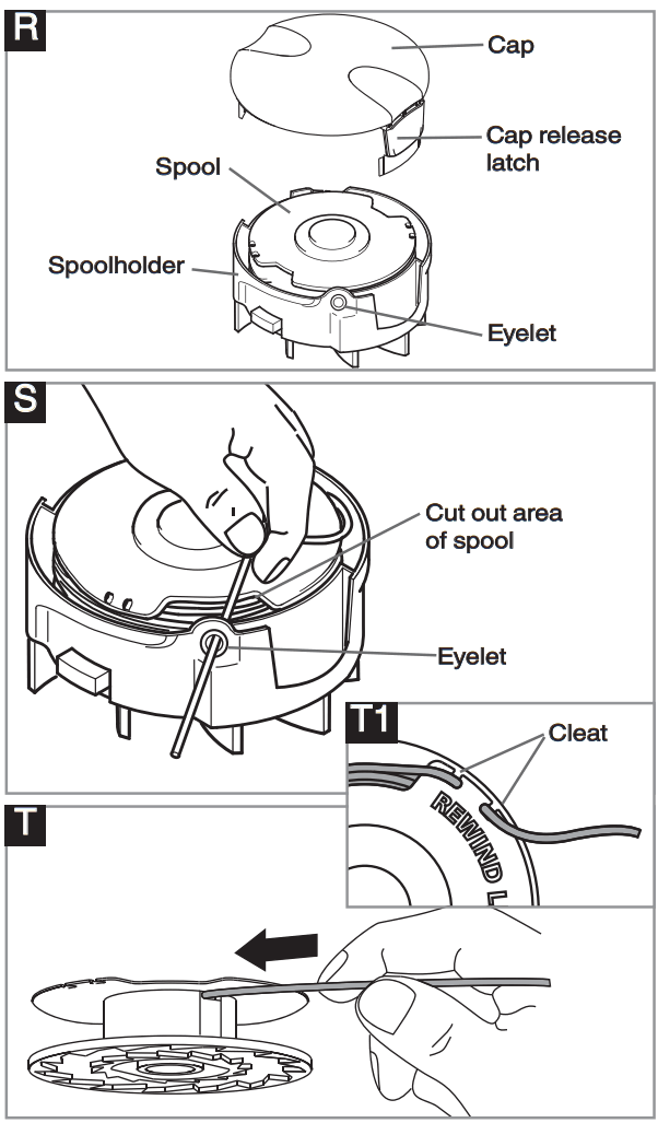 Flymo B001NFEJPS Contour Cordless XT Cordless Trimmer - Cutting Head