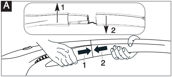 Flymo B001NFEJPS Contour Cordless XT Cordless Trimmer - Shaft Assembly