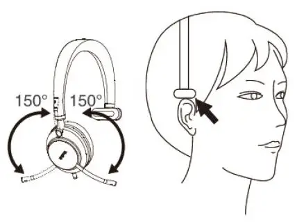 Yealink UH38 Wired Headset FIG 4