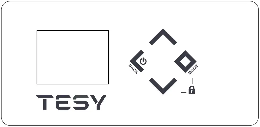 TESY CN 06 EA Electric Panel Heater- Full menu
