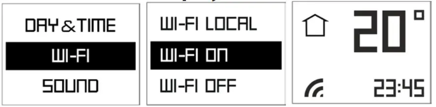 TESY CN 06 EA Electric Panel Heater- Work mode