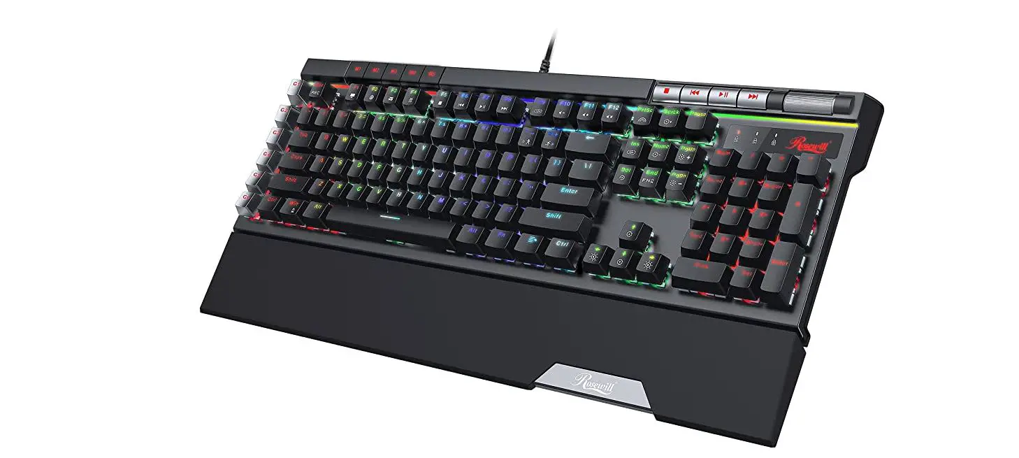 Rosewill Blitz K50 Rgb Series Wired Gaming Clicky Mechanical Keyboard User Manual