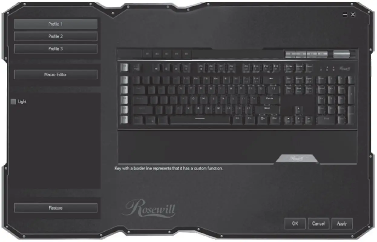 Rosewill BLITZ K50 RGB Series Wired Gaming Clicky Mechanical Keyboard FIG-8