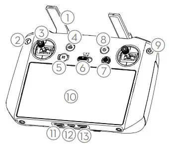 dji MA.00000406.02 RC Pro Remote Controller Fig1