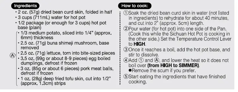 ZOJIRUSHI EP-PFC20 Electric Skillet Hot Pot-r8