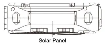 JENSEN Weather Band Radio With Wather Alert - Solar Panel