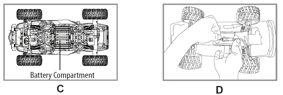 Power Craze Rock Force 4 into 4 RC Buggy 1 ratio 10 Scale AWD Off Road Vehicle fig 4