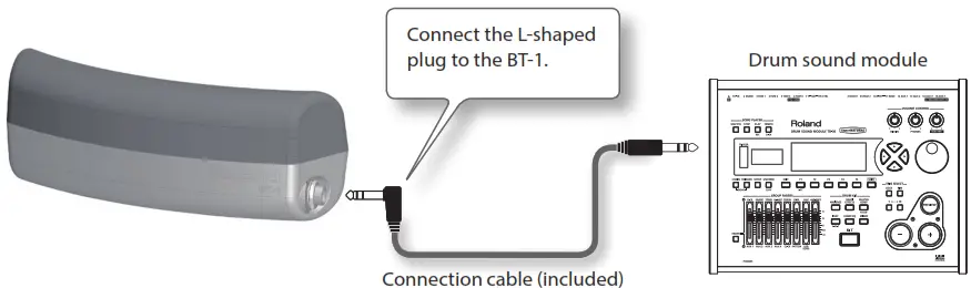 Roland BT 1 Bar Trigger Pad - output