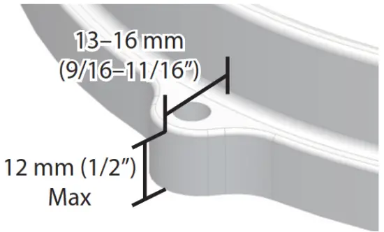 Roland BT 1 Bar Trigger Pad - size