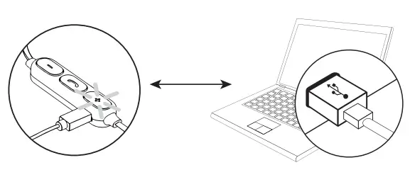 CRYSTALAUDIO NB1 Bluetooth In Ear Neckband Headphones - USB plug