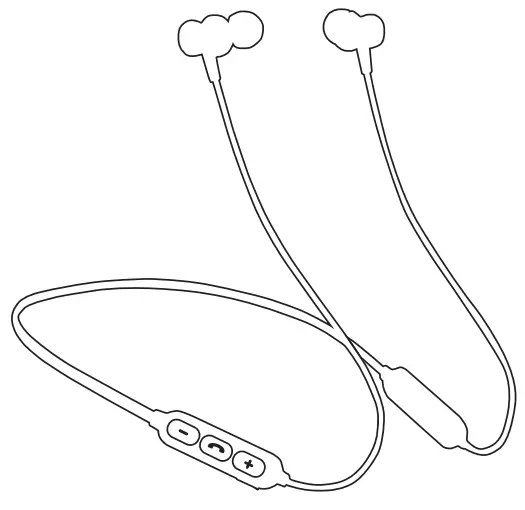 CRYSTALAUDIO NB1 Bluetooth In Ear Neckband Headphones