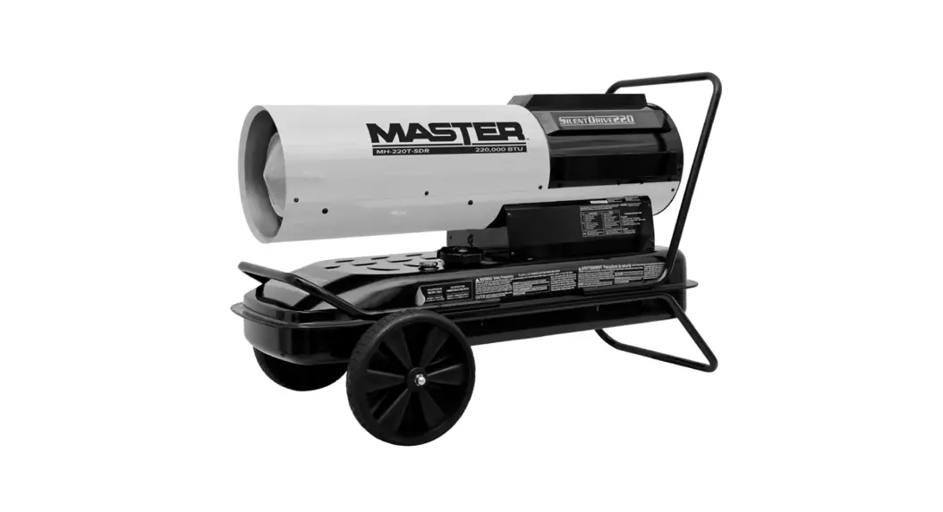 Master Mh-150t-sdr Silentdrive Forced Air Heater User Manual Master Mh-150t-sdr Silentdrive Forced Air Heater User Manual