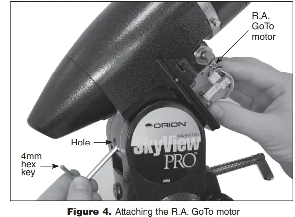 ORION 7817 GoTo Upgrade Kit for SkyView Pro EQ Telescope Mounts - Figure 4