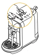 Put the pin cleaning tool and water tank