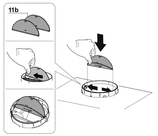 ROROSHETTA CILINDRO WH Wall Mounted Cooker Hood- Air outlet connection