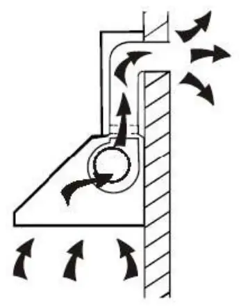 electriQ eiQCHC60W Angled 60cm Cooker Hood-EXTERNAL VENTING