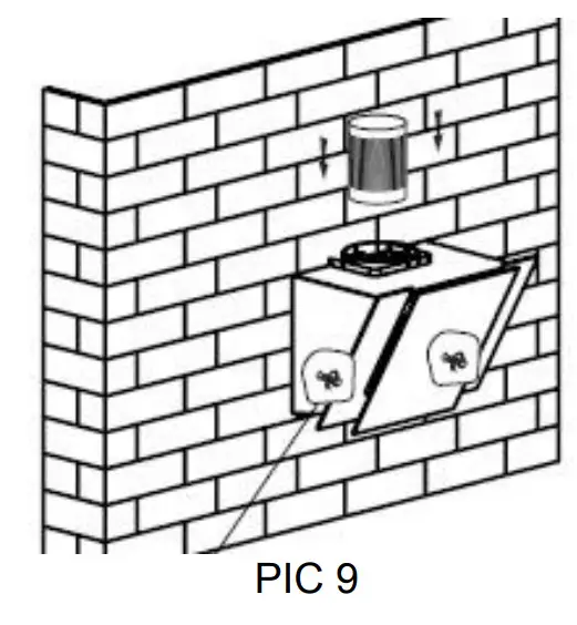 electriQ eiQCHC60W Angled 60cm Cooker Hood-Screws3