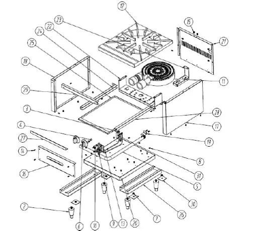 MOTAK MSP-1-N Burner Stock Pot Range Natural Gas 4