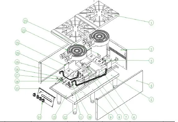 MOTAK MSP-1-N Burner Stock Pot Range Natural Gas 5