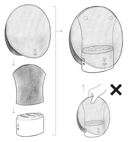 ACQUA DI PARMA SRL 62216 Smart Home Diffuser - DIFFUSER ASSEMBLY