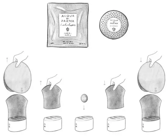 ACQUA DI PARMA SRL 62216 Smart Home Diffuser - FRAGRANCE REFILLS