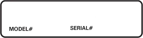 HOWARD MILLER 547027 - Label