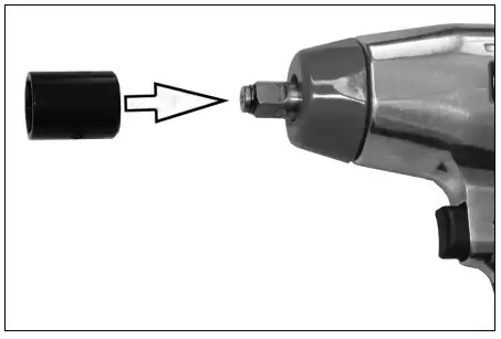 Clarke CAT141 amp 142 Air Impact Wrench - FITTING THE IMPACT SOCKET