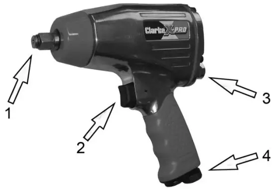 Clarke CAT141 amp 142 Air Impact Wrench - OVERVIEW