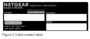 NETGEAR Nighthawk Multi-Gig Speed Cable Modem User Manual
