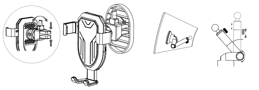 dns WD 234A Wireless Car Charger - INSTALLATION 5