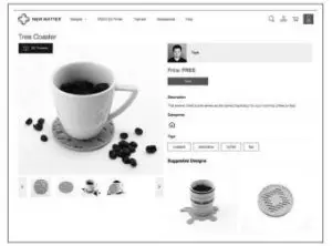 graphical user interface, website