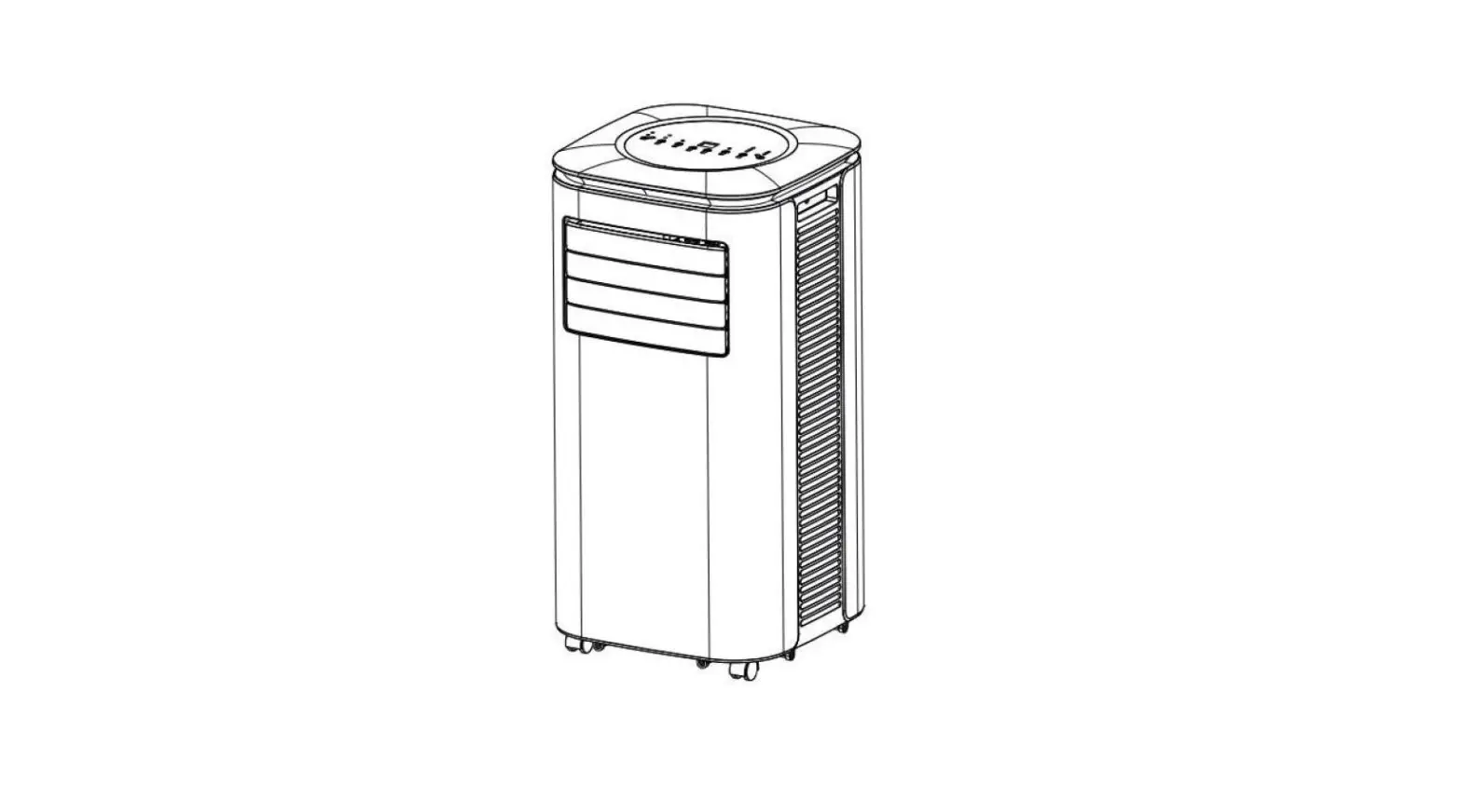 Costway Es10113us-wh Portable Air Conditioner User Manual