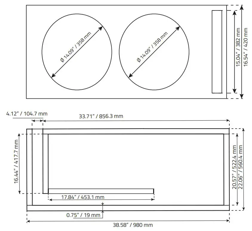 DS18 HOOL-X15.4DHE 15 Inch Competition High Excursion Subwoofer-FIG5
