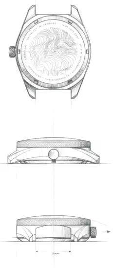 STERNGLAS ZEITMESSER Marus Automatic Dive Watch - Fig 1