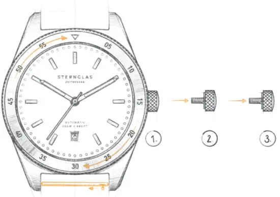 STERNGLAS ZEITMESSER Marus Automatic Dive Watch - Fig 2