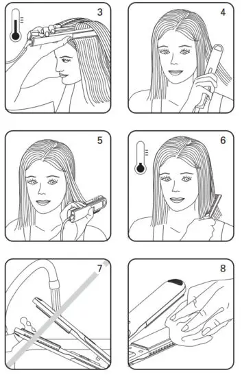 Rowenta CF7132 Ultima Ceramic Hair Straightener - fig 1