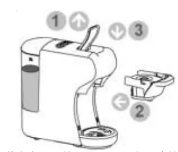 ZANUSSI CKZ39 BL Multi System Espresso Machine - Preparation